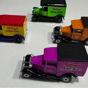 NEW, STILL PACKAGED Vintage Kellogg’s Collector Matchbox cars/trucks